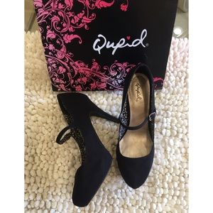 🖤✨Qupid - SOLITA-02 Black Platform Heels✨🖤